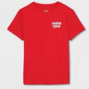 Wondershop Kids' "Cookie Crew" Holiday Matching Family Pajama T-Shirt - Red